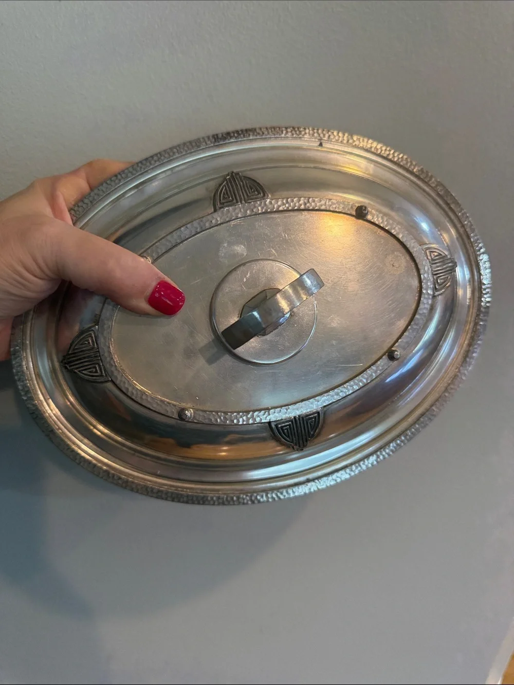 Art Deco Knickerbocker Sheffield Silver-plated Covered Serving Dish 1930 -1940’s